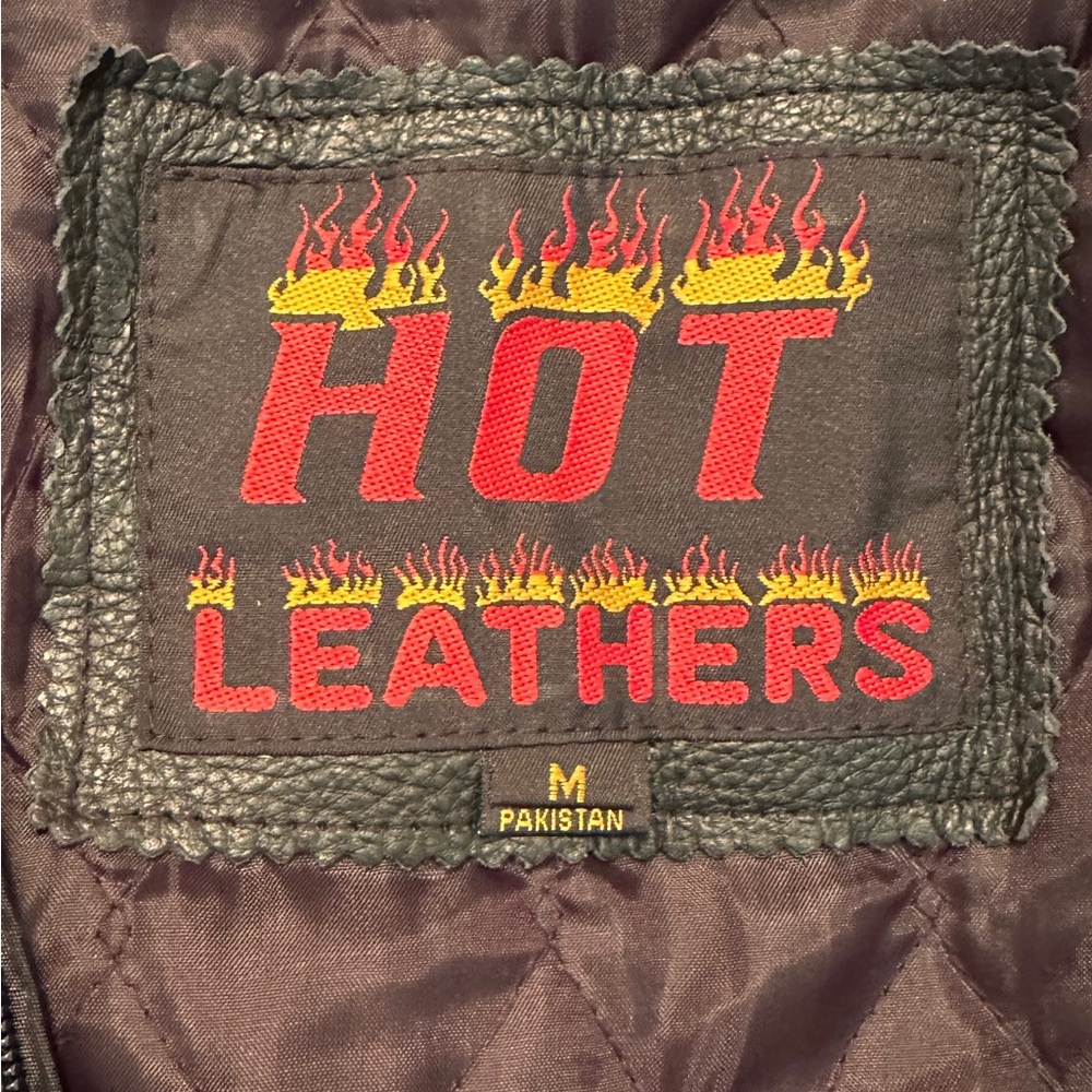 HOT LEATHERS MOTORCYCLE LETER JACKET